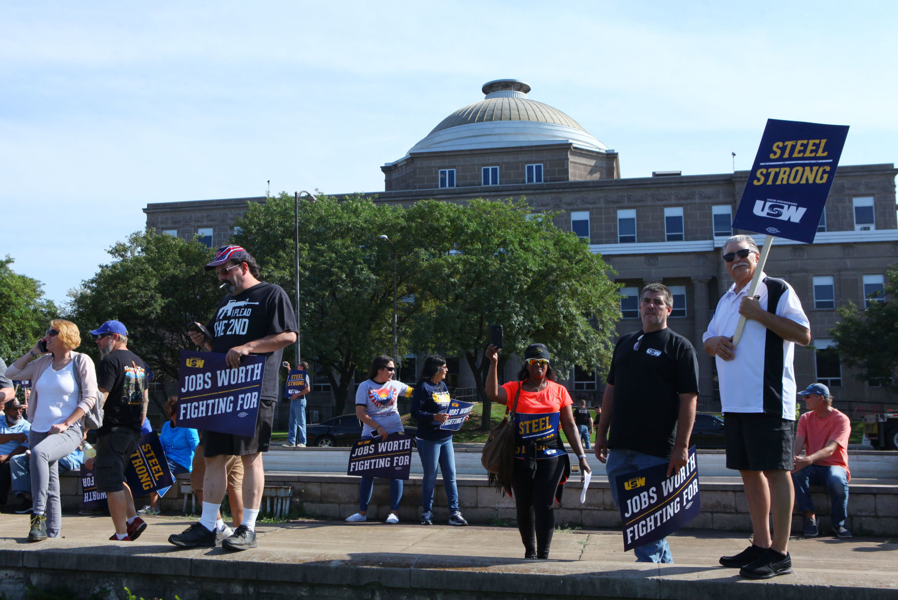 Gallery: Steelworkers rally in Gary